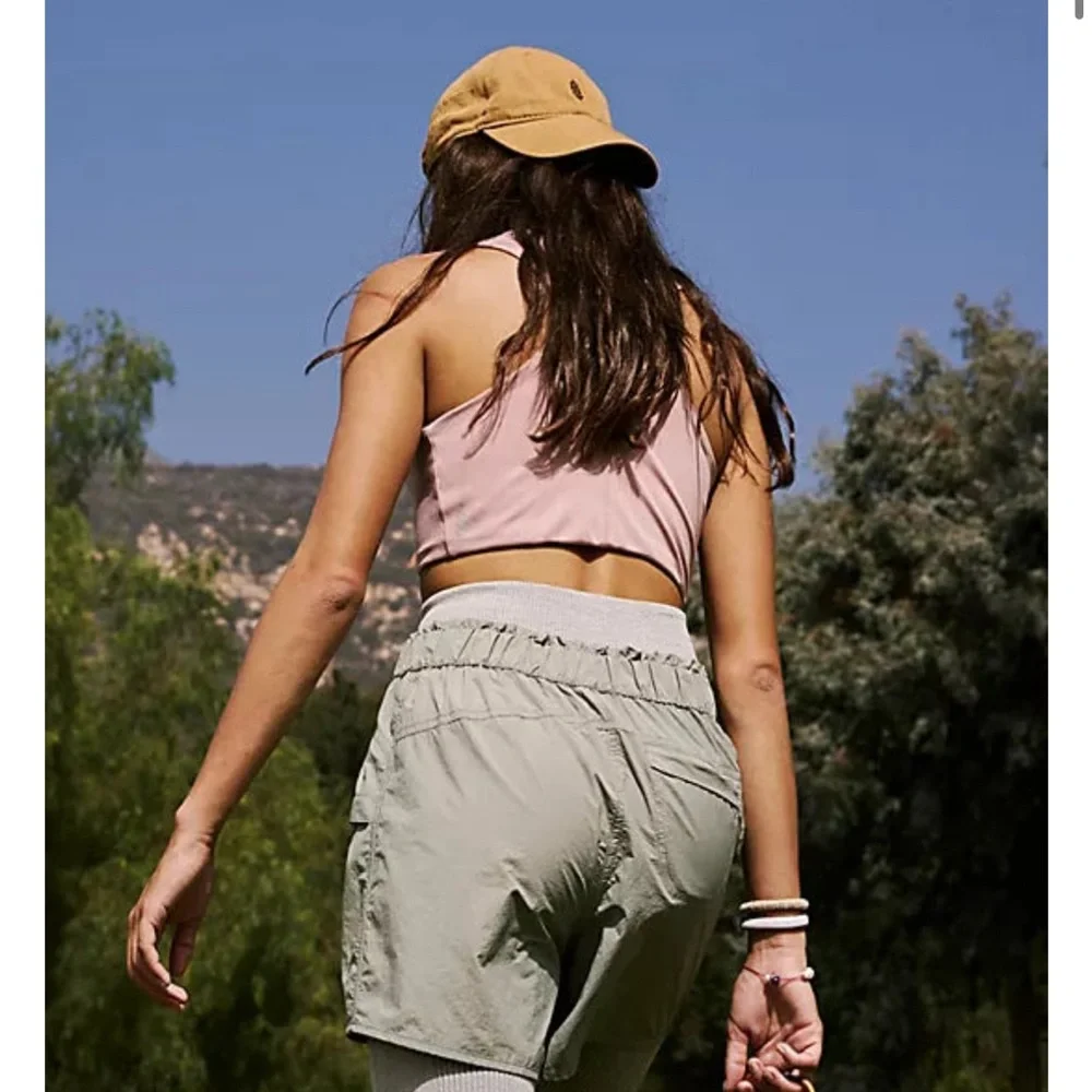 Free People FP Movement In The Wild Short Greyed Olive NWT - Picture 9 of 10